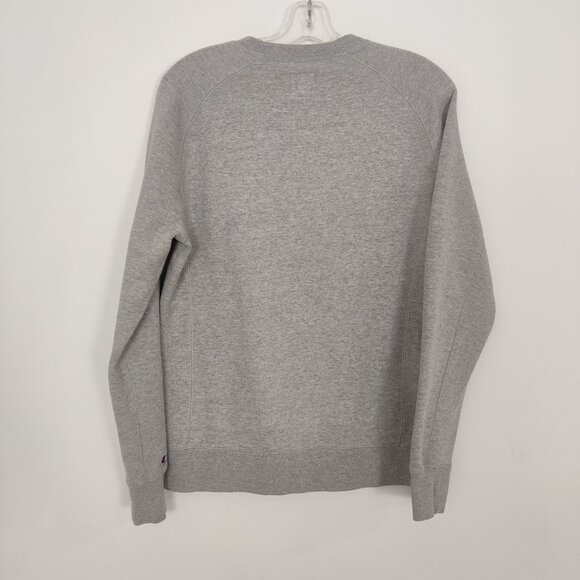 Champion Men's Authentic Athletic Sweatshirt Size S Gray Cotton Blend Activewear - Picture 4 of 8